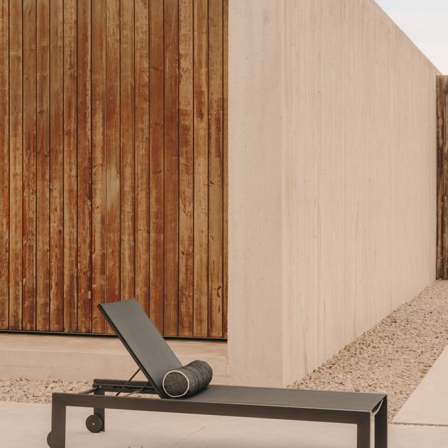 Ligstoel CANUTELLS - Wit