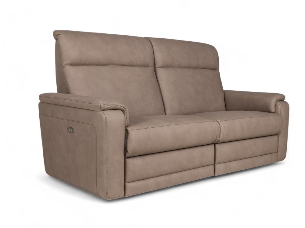 3-zit met 2 elektrische relaxen THORGAL - Taupe HIM-30-000125-B-BT
