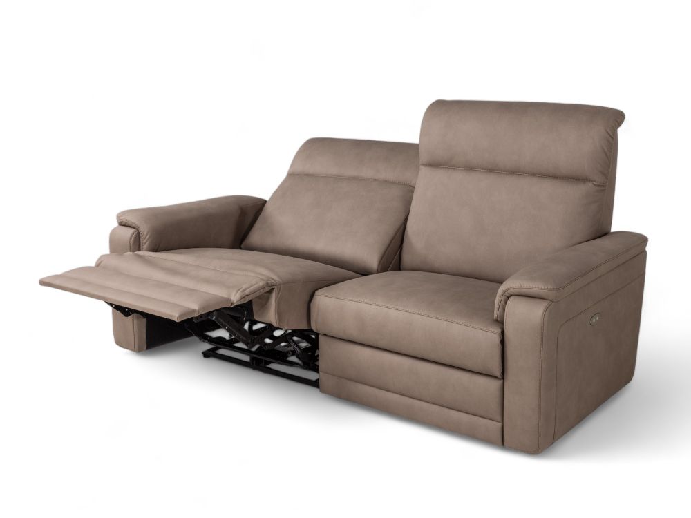 3-zit met 2 elektrische relaxen THORGAL - Taupe HIM-30-000125-B-BT