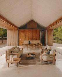 Lounge 3-zit TIRANT - Massief Teakhout KAV J1400037MM47