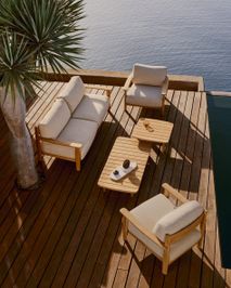 Lounge 3-zit TIRANT - Massief Teakhout KAV J1400037MM47