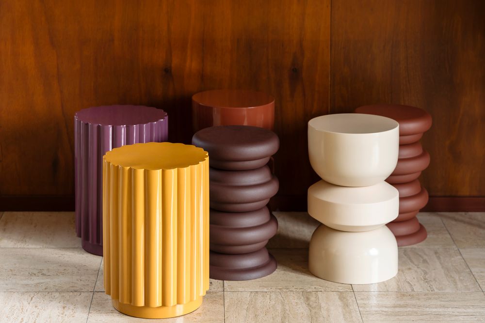 Bijzettafel CAMILA - Plum ZVR 1400051