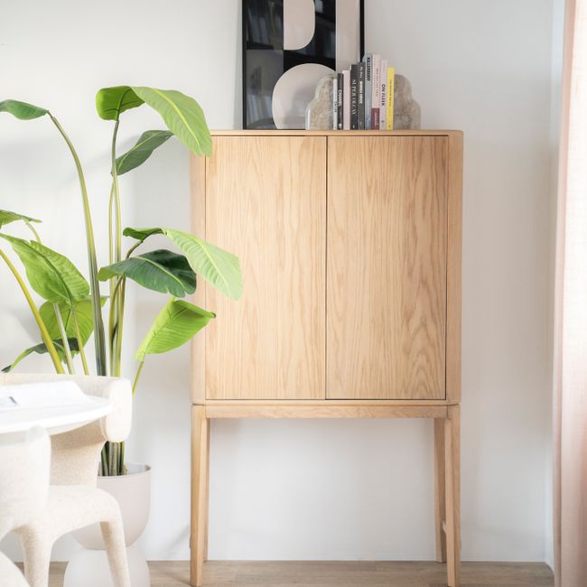 Kast HARVEY - Eikenhout