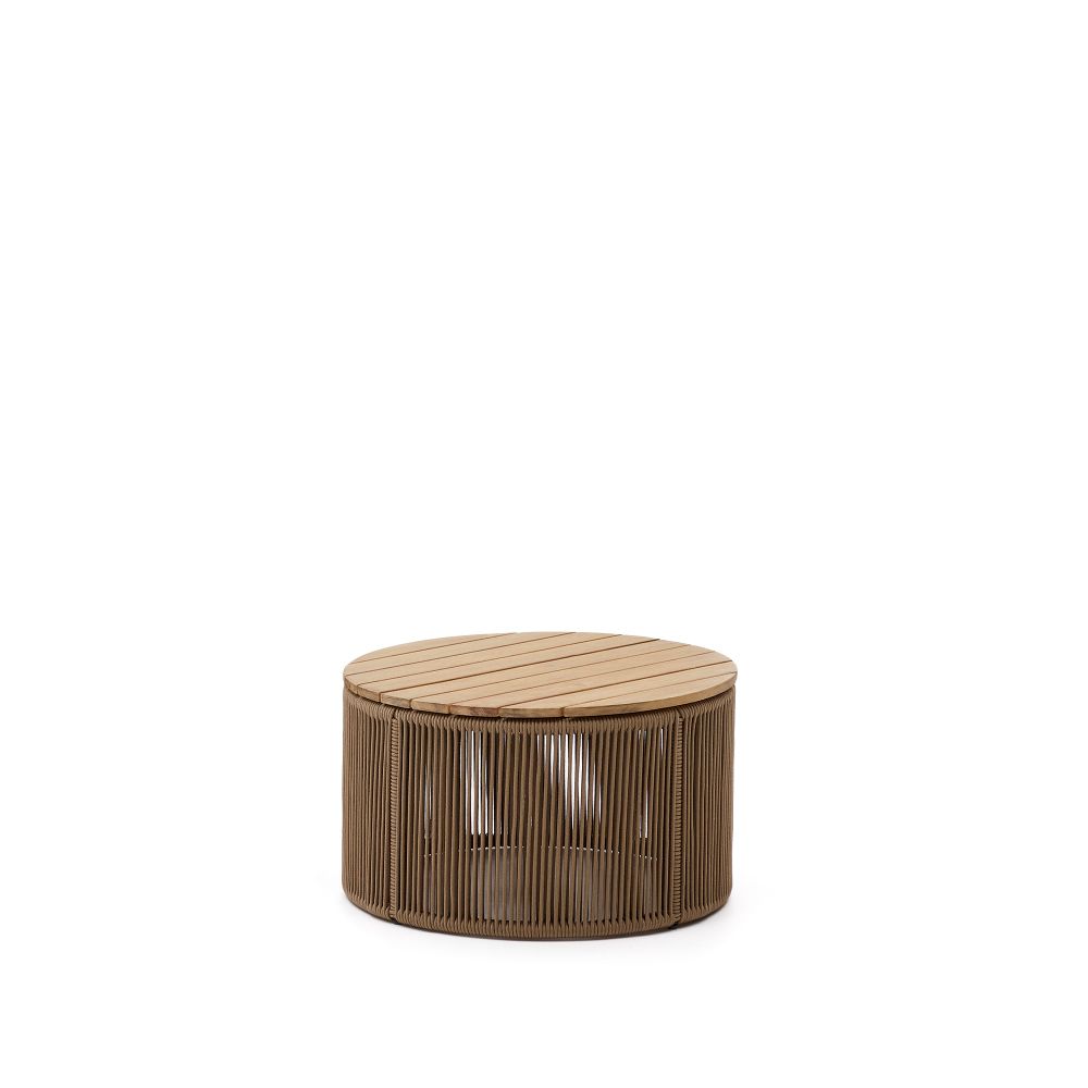 Salontafel Dandara - Acaciahout / Beige KAV J0300092JJ12