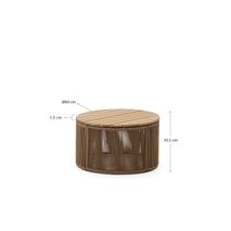 Salontafel Dandara - Acaciahout / Beige KAV J0300092JJ12