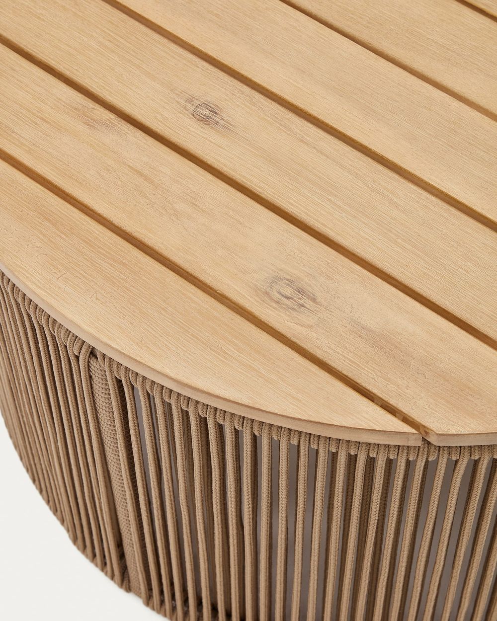 Salontafel Dandara - Acaciahout / Beige KAV J0300092JJ12