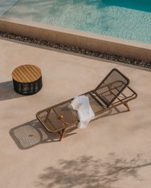 Salontafel Dandara - Acaciahout / Zwart KAV J0300093JJ01