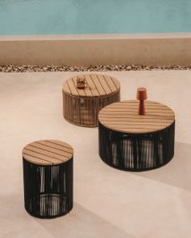Salontafel Dandara - Acaciahout / Zwart KAV J0300093JJ01