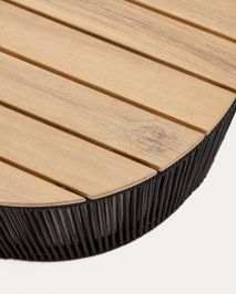 Salontafel Dandara - Acaciahout / Zwart KAV J0300093JJ01