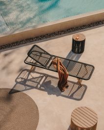 Salontafel Dandara - Acaciahout / Beige KAV J0300093JJ12