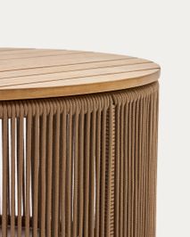Salontafel Dandara - Acaciahout / Beige KAV J0300093JJ12