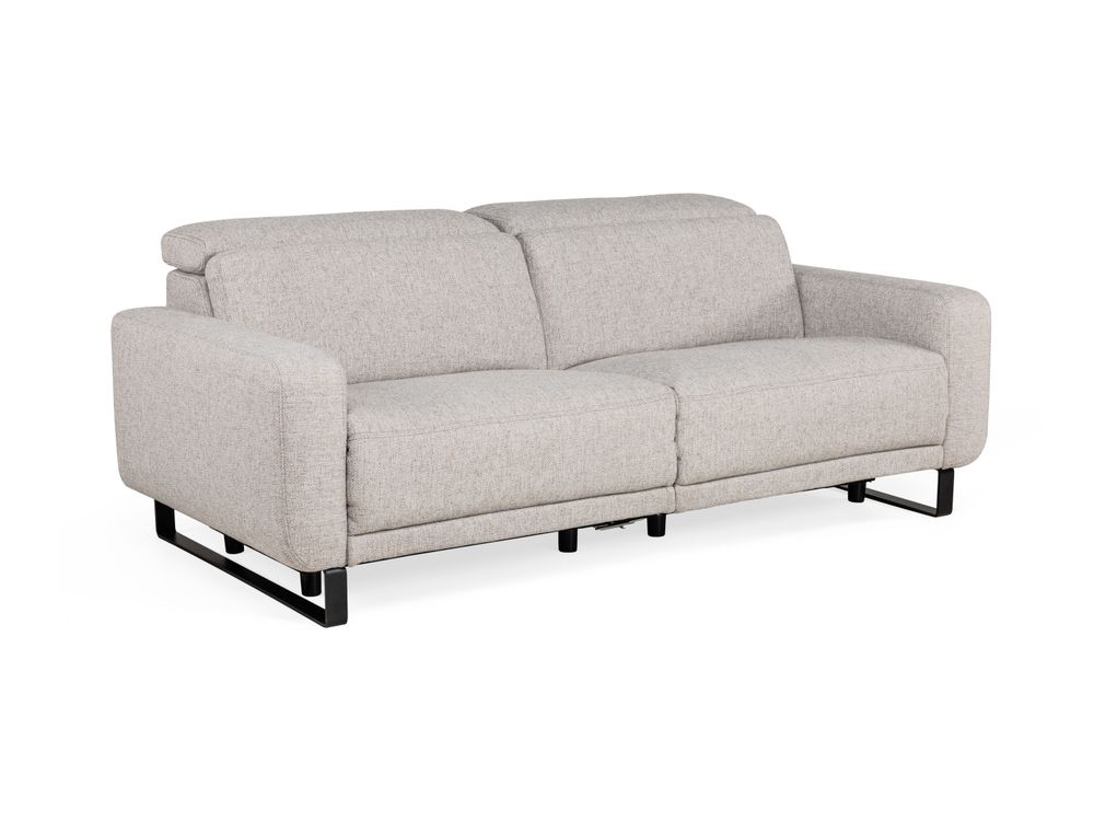 2,5-zit met 2 elektr. relaxen ARON - Lichtgrijs C-RCR-92-HKS1