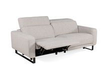 2,5-zit met 2 elektr. relaxen ARON - Lichtgrijs C-RCR-92-HKS1