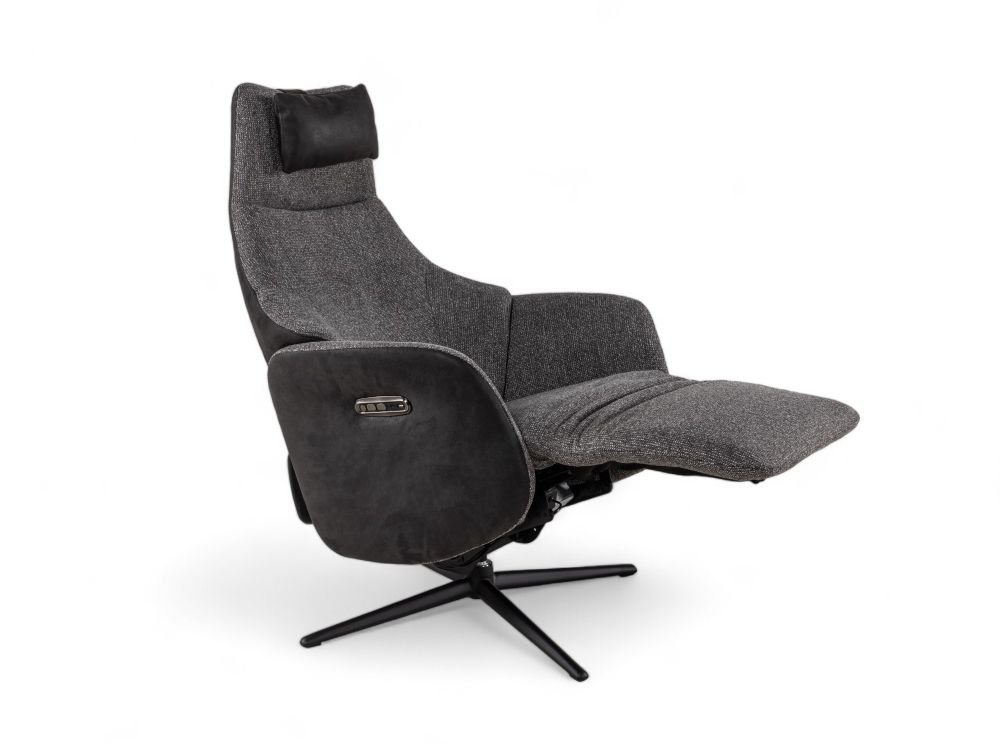 Elektrische relaxfauteuil RANA - Zwart MED-12-000006
