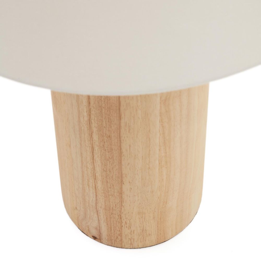 Vloerlamp MARGA - Donker rubberhout/Linnen KAV L0200027MM46