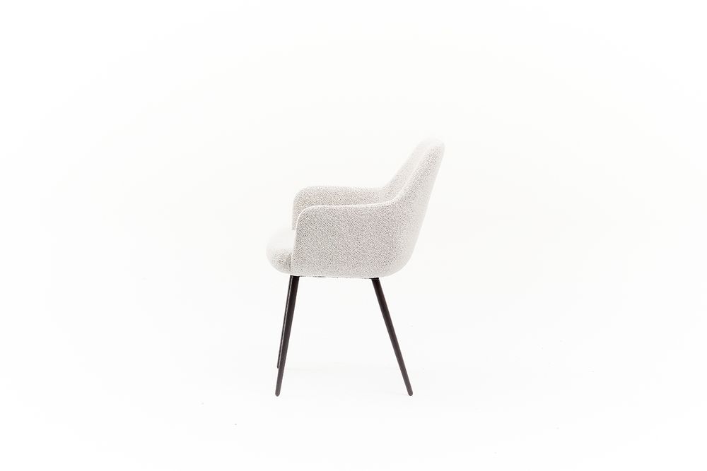 Set 6 eetkamerstoelen CURVE - Wit C-YLI CU ST-AC186-6