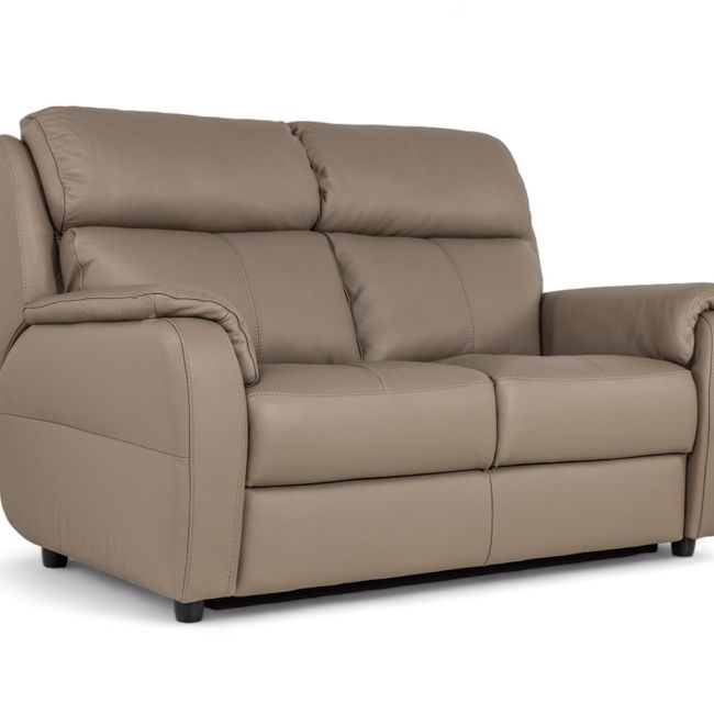 2-zit CINCINNATI - Taupe leder