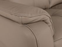 2-zit CINCINNATI - Taupe leder NIC-5-000005-TT