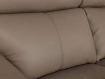 2-zit CINCINNATI - Taupe leder NIC-5-000005-TT