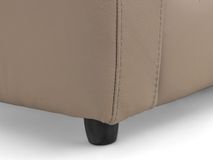 2-zit CINCINNATI - Taupe leder NIC-5-000005-TT