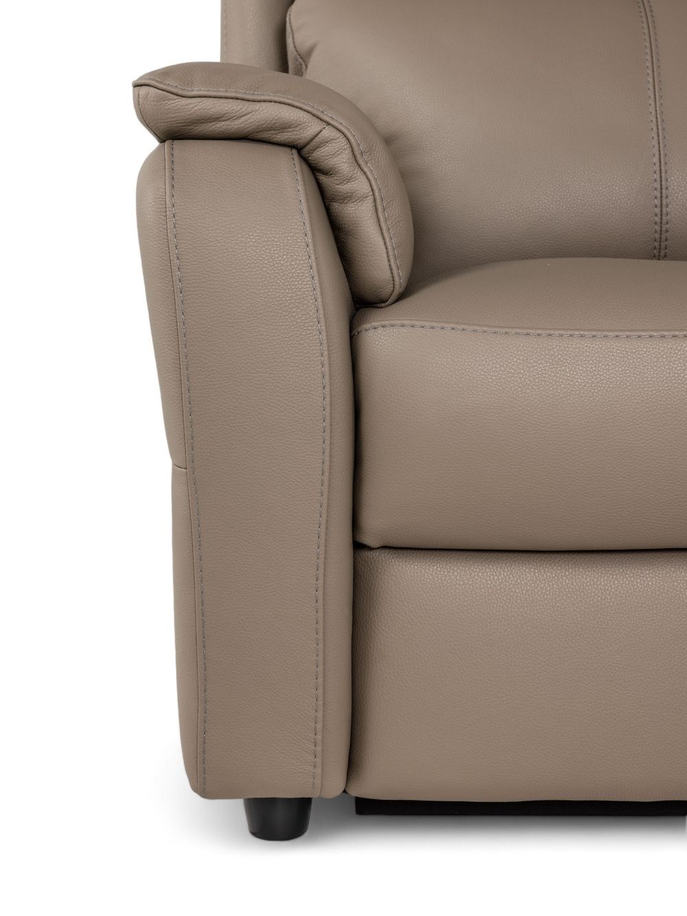 2-zit CINCINNATI - Taupe leder NIC-5-000005-TT