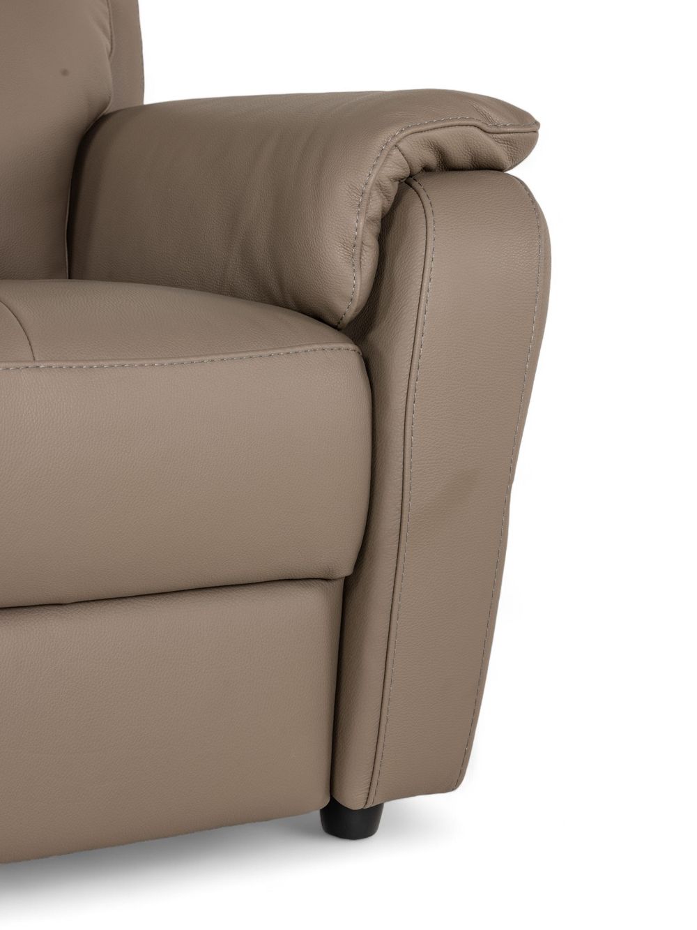 2-zit CINCINNATI - Taupe leder NIC-5-000005-TT