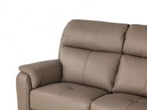 2-zit CINCINNATI - Taupe leder NIC-5-000005-TT