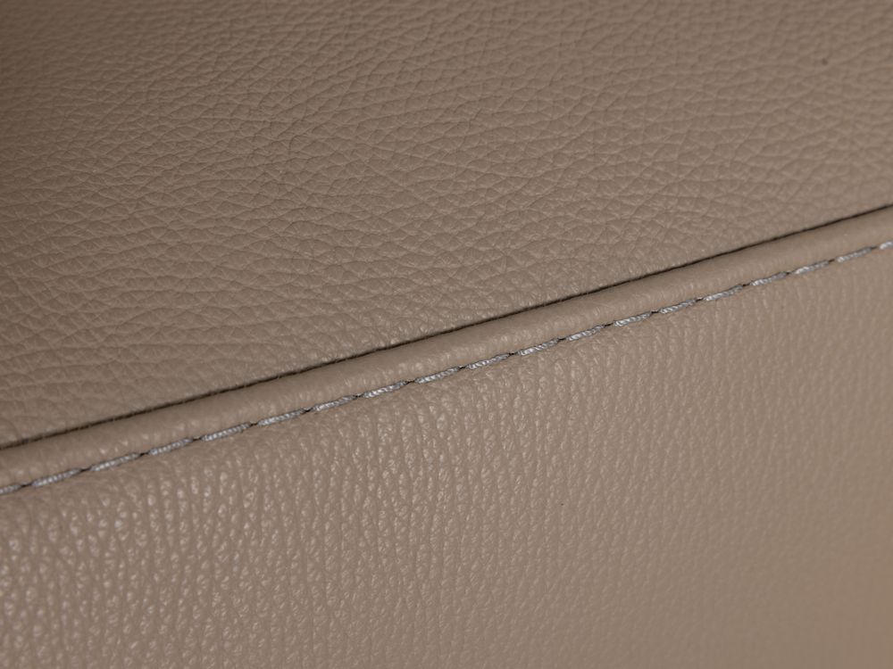 2-zit met elektr. relaxen CINCINNATI - Taupe leder C-NIC-5-HKS1