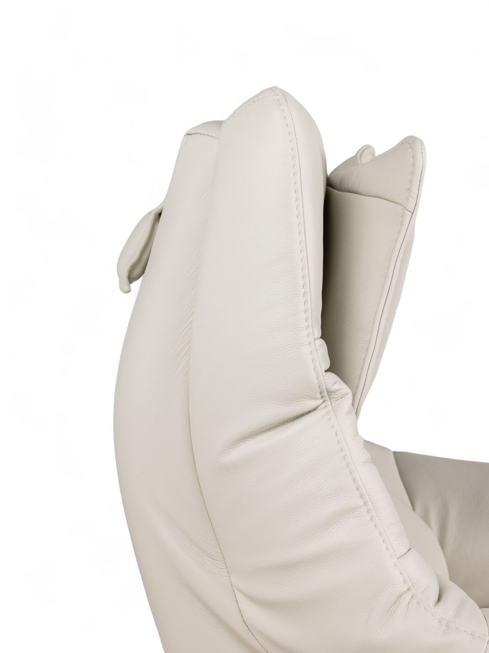 Relaxfauteuil L VIGO - Wit leder C-HKL-19-RLX2