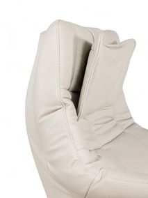 Relaxfauteuil L VIGO - Wit leder C-HKL-19-RLX2