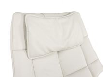 Relaxfauteuil L VIGO - Wit leder C-HKL-19-RLX3