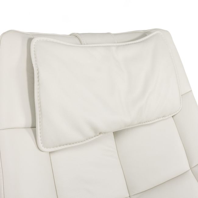 Relaxfauteuil L VIGO - Wit leder