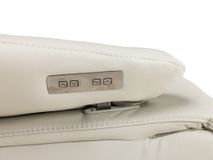 Relaxfauteuil L VIGO - Wit leder C-HKL-19-RLX3