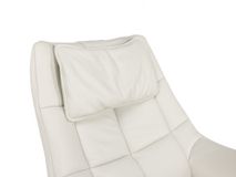 Relaxfauteuil L VIGO - Wit leder C-HKL-19-RLX3