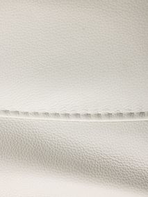 Relaxfauteuil L VIGO - Wit leder C-HKL-19-RLX3