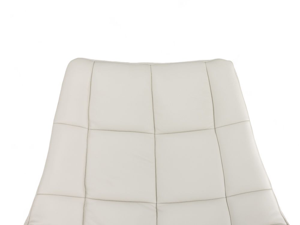 Relaxfauteuil L VIGO - Wit leder C-HKL-19-RLX3