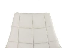 Relaxfauteuil L VIGO - Wit leder C-HKL-19-RLX3