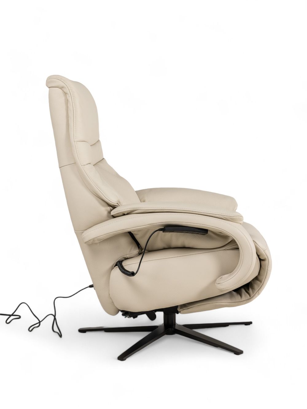 Relaxfauteuil S OVIEDO - Ecru leder C-HKL-21-RLX1