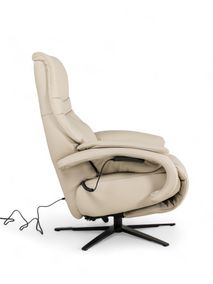 Relaxfauteuil S OVIEDO - Ecru leder C-HKL-21-RLX1