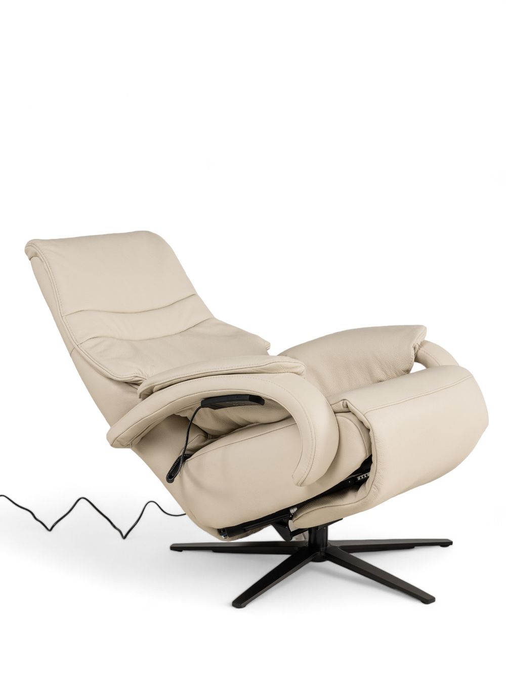 Relaxfauteuil S OVIEDO - Ecru leder C-HKL-21-RLX1