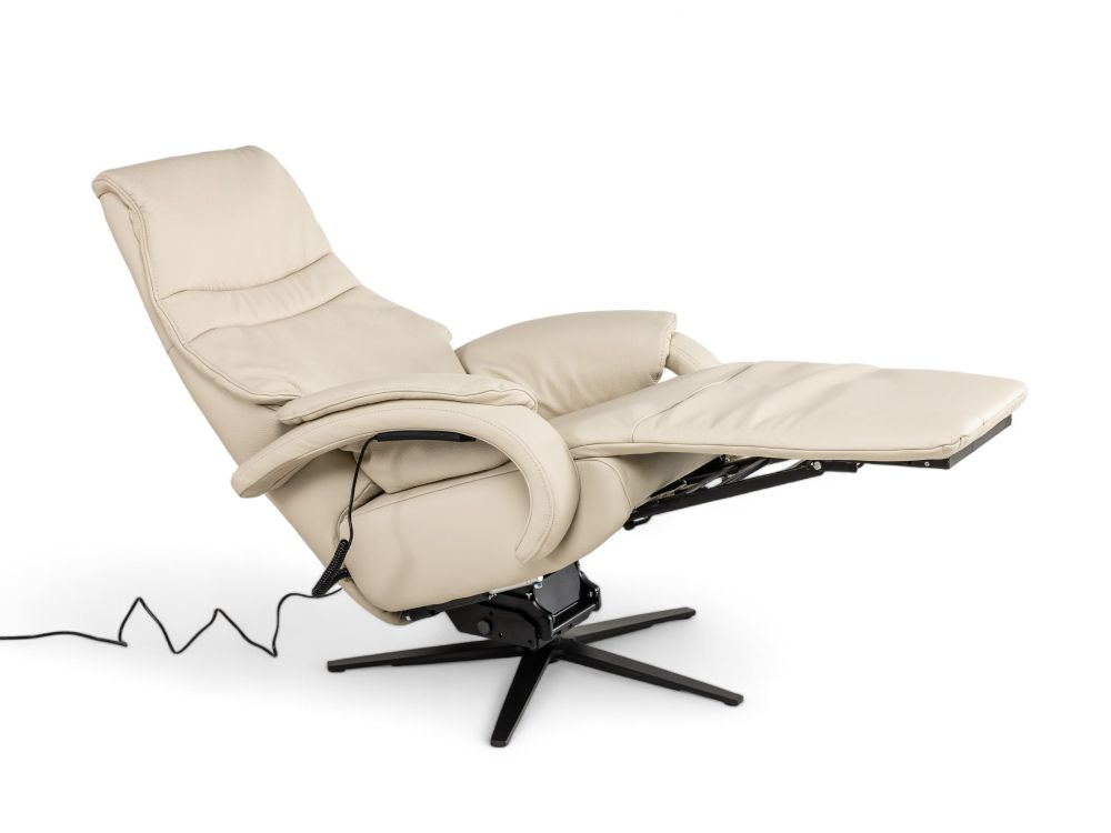 Relaxfauteuil S OVIEDO - Ecru leder C-HKL-21-RLX2