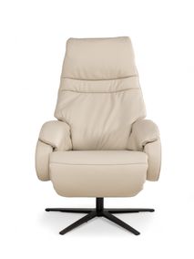 Relaxfauteuil S OVIEDO - Ecru leder C-HKL-21-RLX3