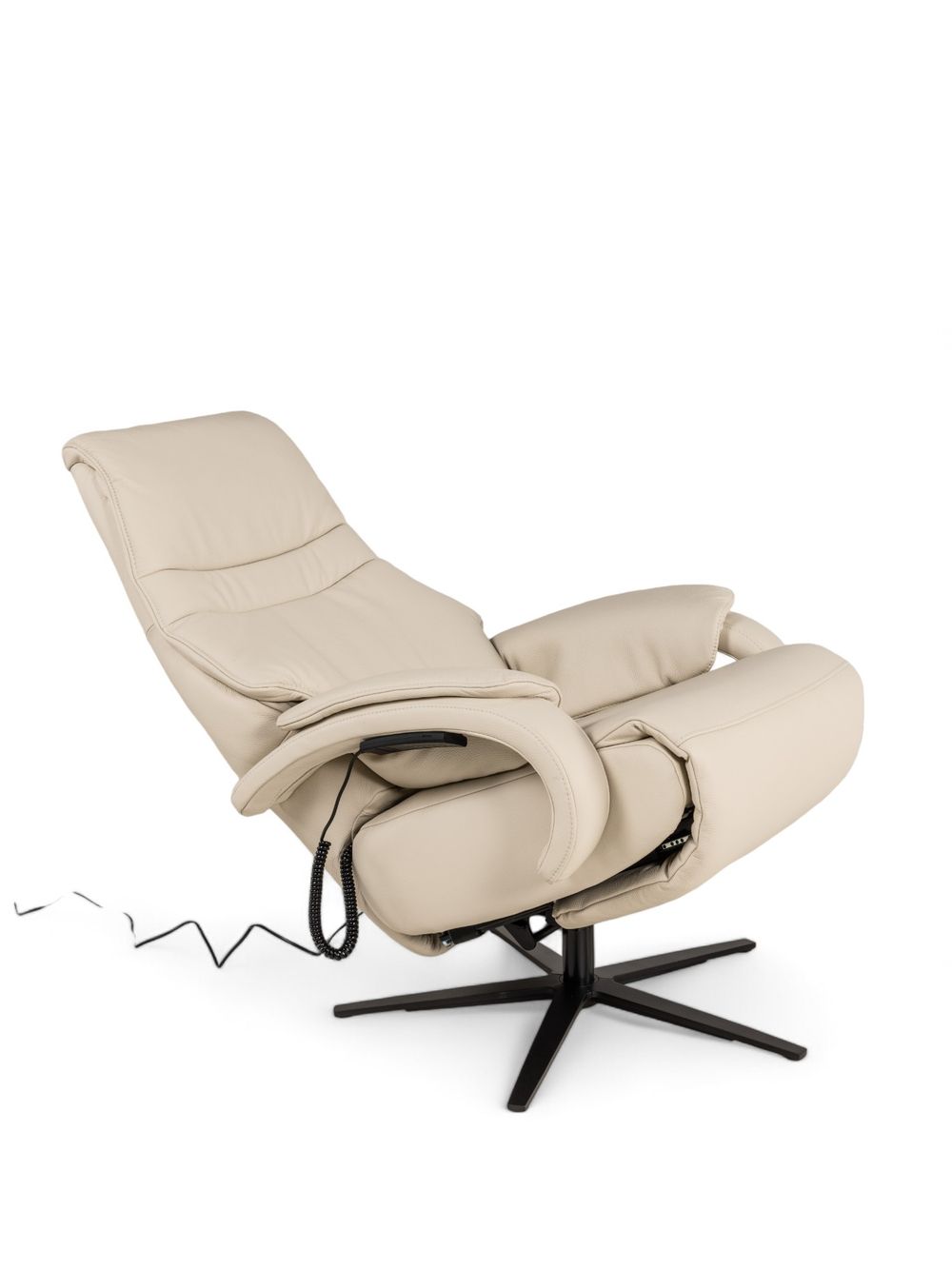 Relaxfauteuil S OVIEDO - Ecru leder C-HKL-21-RLX3