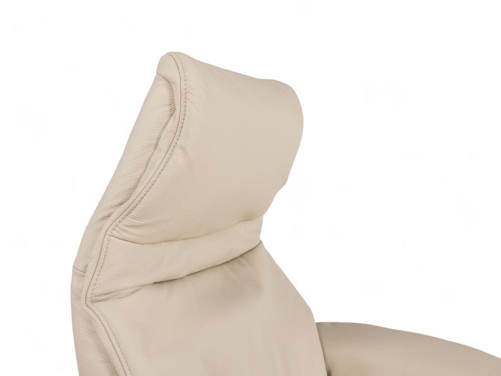 Relaxfauteuil S OVIEDO - Ecru leder C-HKL-21-RLX3