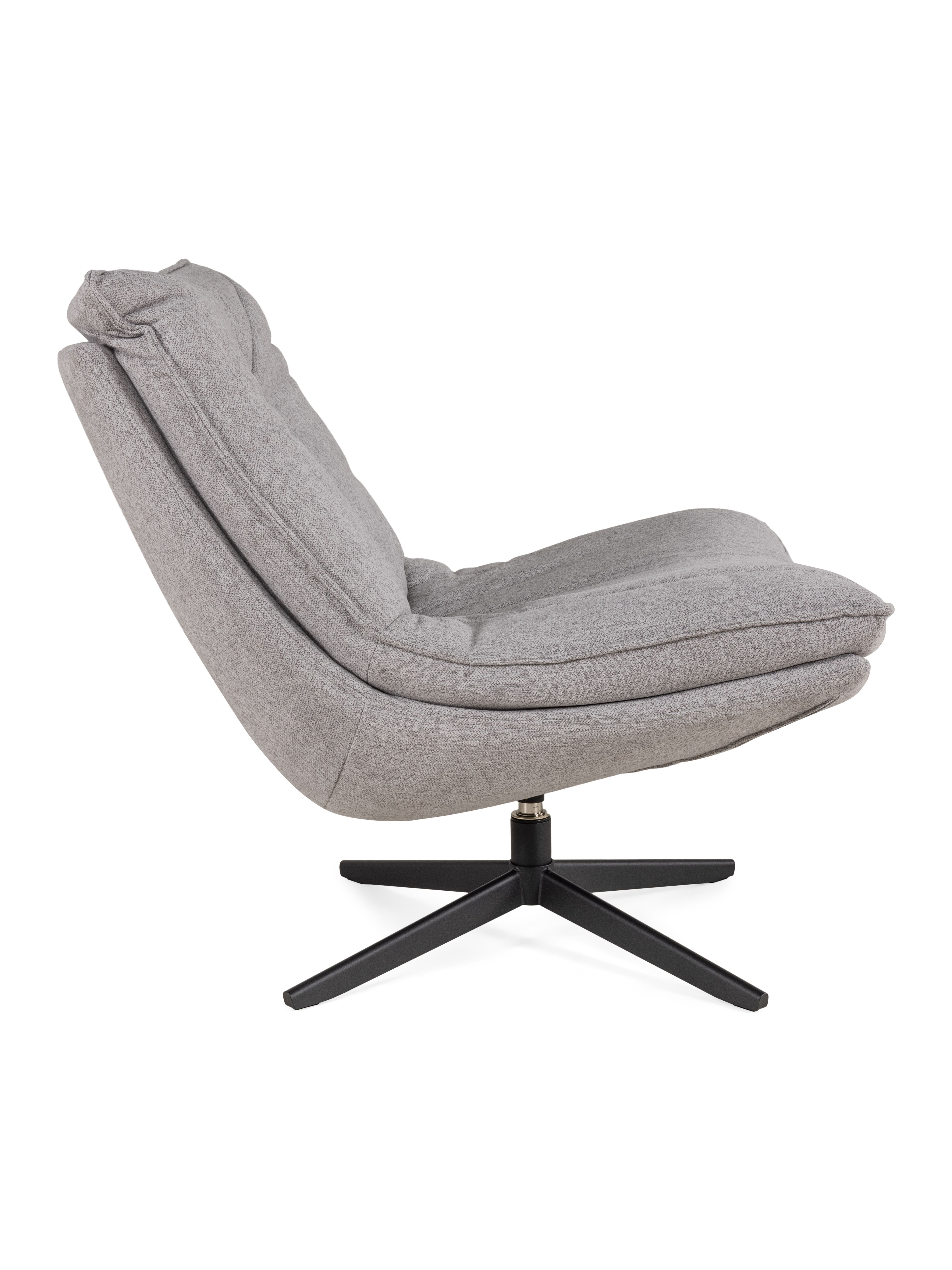 Draaifauteuil METZ - Silver Grey