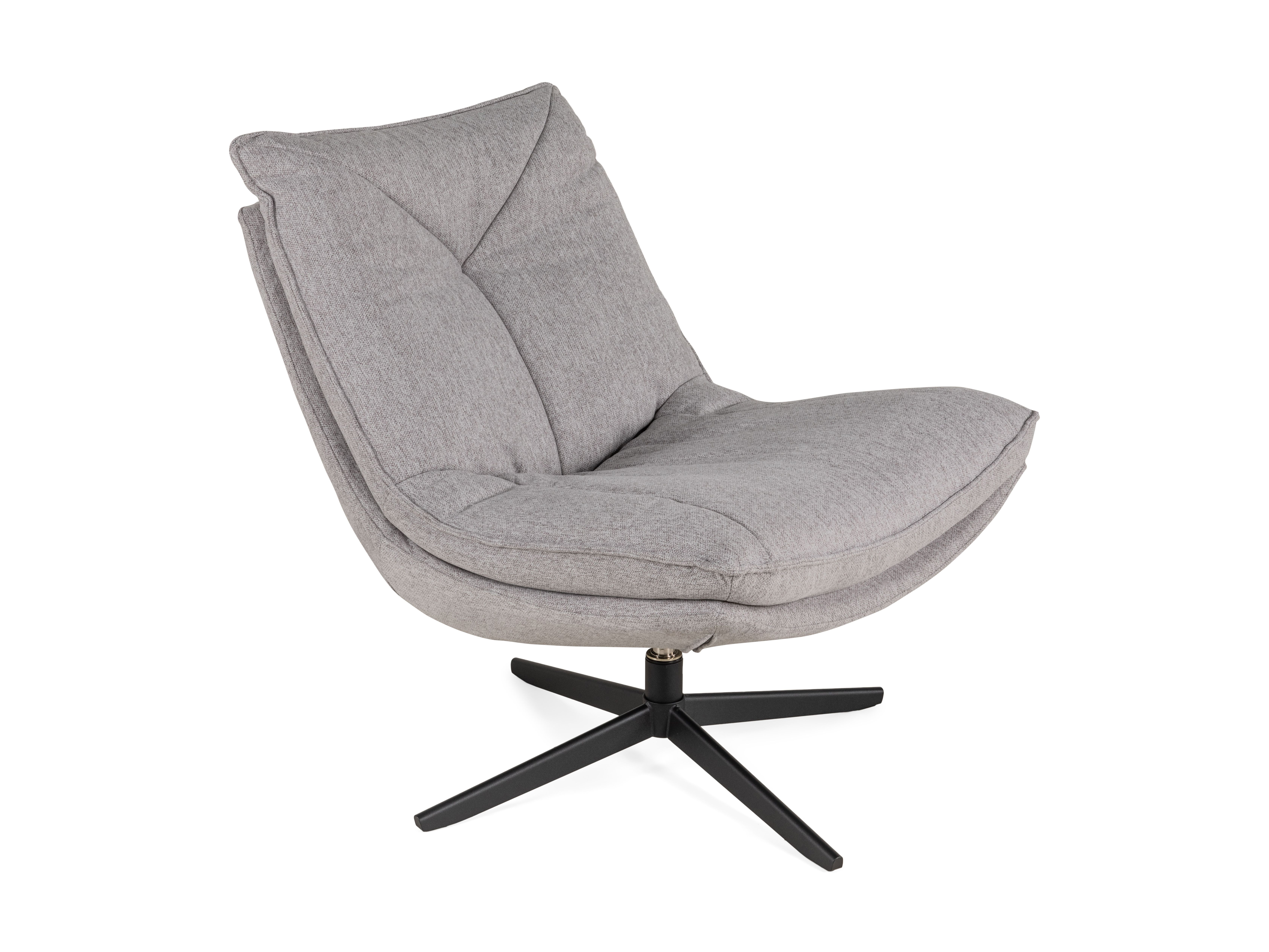 Draaifauteuil METZ - Silver Grey