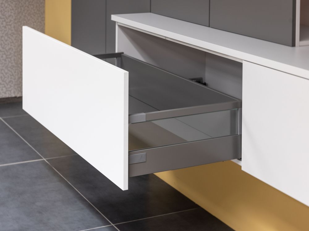Wand/Tv-meubel BERLIJN - Grijs/Wit BFK KOOI19 TV MEUBEL