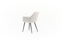 Set 4 eetkamerstoelen CURVE fix onderstel - Wit C-YLI CU ST-AC186-4