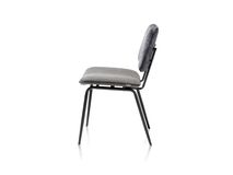 Set 6 eetkamerstoelen NOVALI - Antraciet/Burgundy C-XOO 36662SET