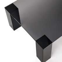Salontafel ADULARIA - Blauw glas KAV T0600053CC03